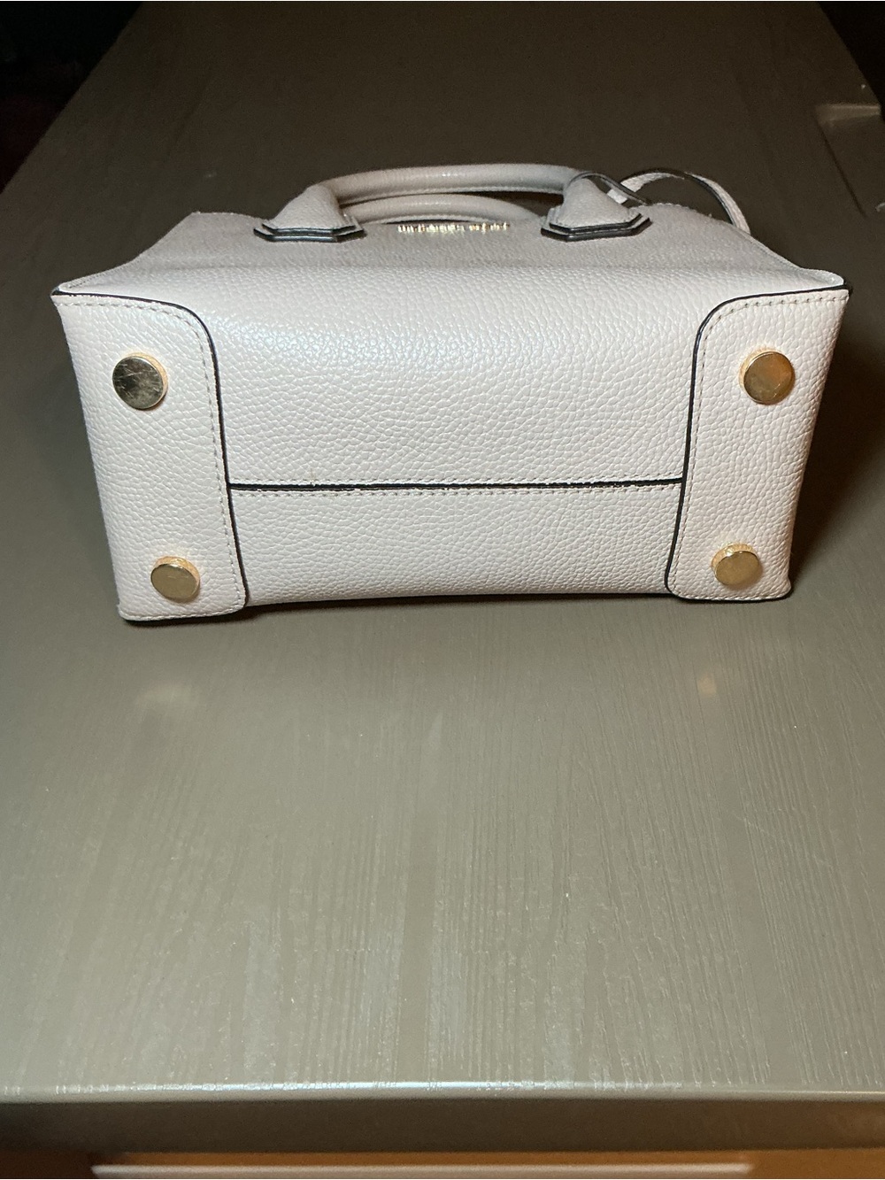 Michael Kors White Leather Mini Tote - Picture 4 of 8